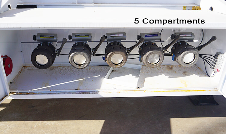 45000 liters Diesel Fuel Trailer for Sale in Angola