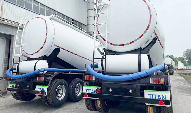3 Axle Cement Bulker Truck Trailer for Sale in Angola