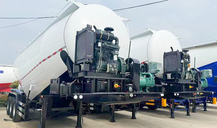 3 Axle Cement Bulker Truck Trailer for Sale in Angola