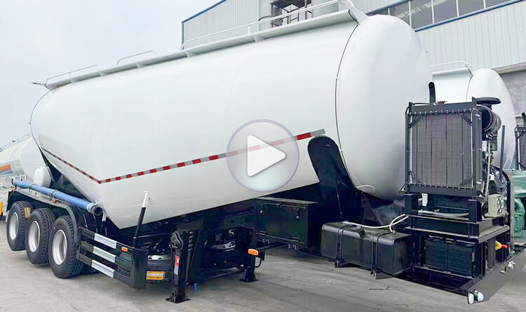3 Axle Cement Bulker Truck Trailer for Sale in Angola