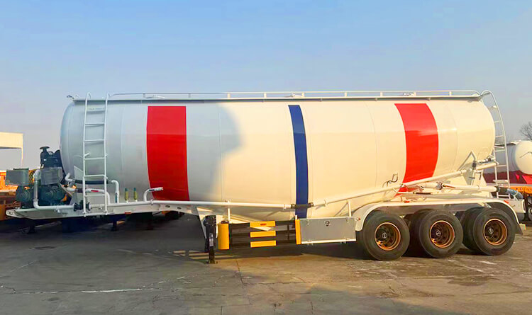 Bulk Cement Tanker Truck Trailer for Sale in Angola