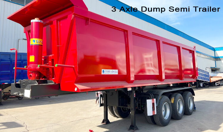 End Dump Trailer for Sale in Angola