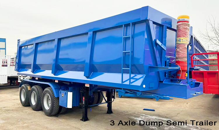 U Shape Dump Semi Trailer in Angola