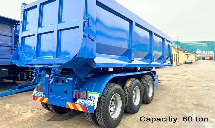 U Shape Dump Semi Trailer in Angola