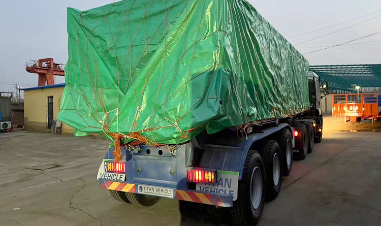 U Shape Dump Semi Trailer in Angola