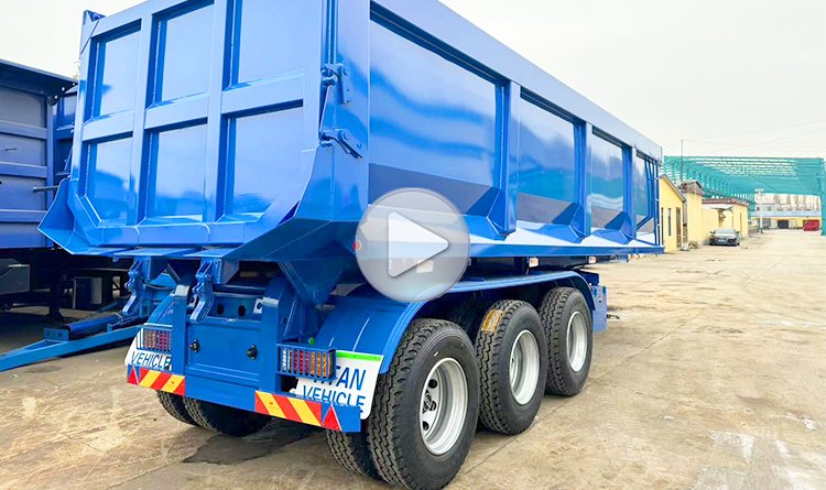 U Shape Dump Semi Trailer in Angola
