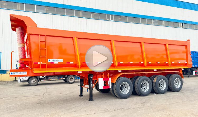 4 Axle Tipper Semi Trailer for Sale in Angola