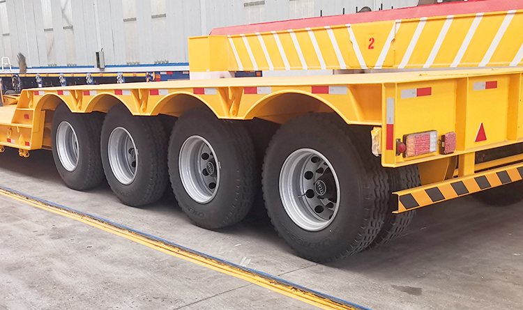 Hydraulic Low Bed Trailer for Sale in Angola