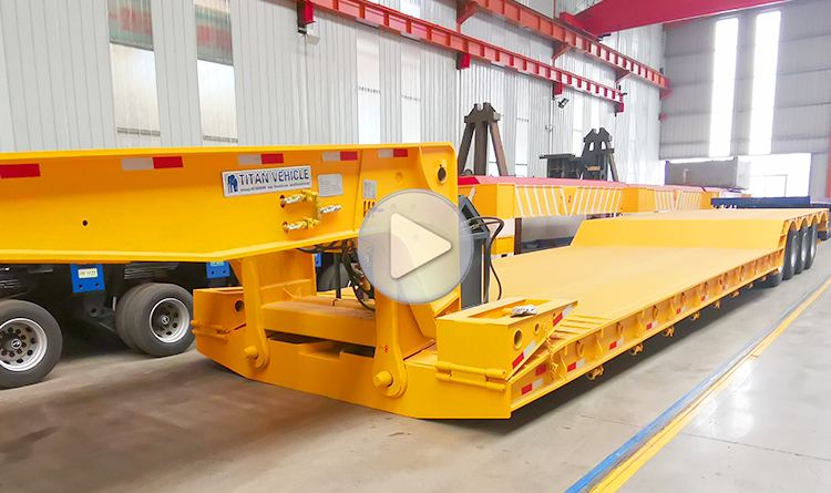 Hydraulic Low Bed Trailer for Sale in Angola