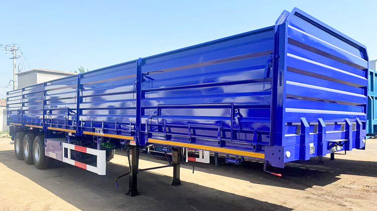 3 Axle Side Wall Semi Trailer for Sale in Angola