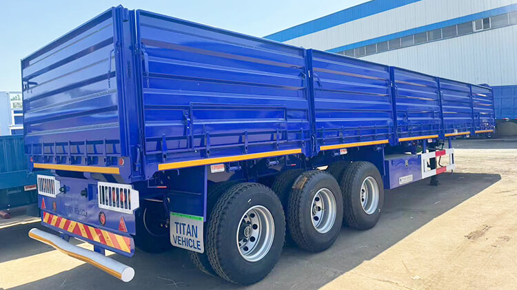 3 Axle Side Wall Semi Trailer for Sale in Angola