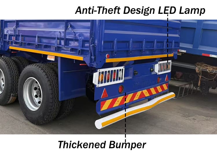 3 Axle Side Wall Trailer for Sale in Angola Luanda