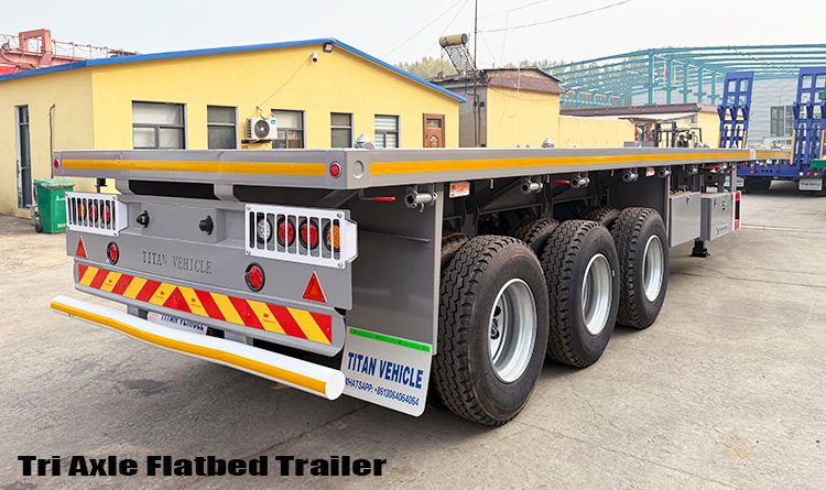 Flatbed Container Tractor Truck Semi Trailer for Sale in Angola