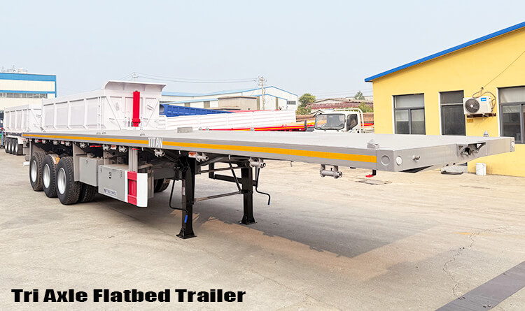 Flatbed Container Tractor Truck Semi Trailer for Sale in Angola