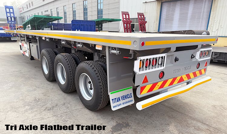 Flatbed Container Tractor Truck Semi Trailer for Sale in Angola