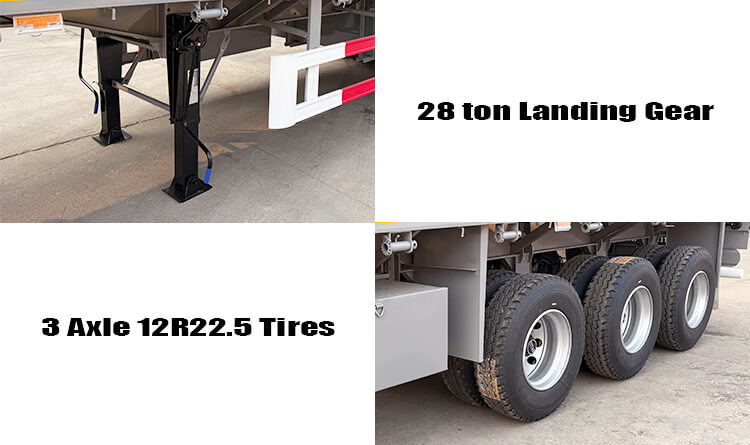 Flatbed Container Tractor Truck Semi Trailer for Sale in Angola