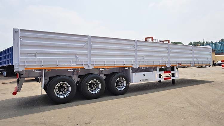 Side Wall Cargo Semi Trailer for Sale in Angola