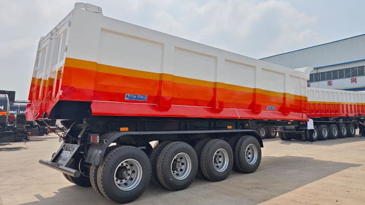 Hydraulic Dumper Trailer for Sale in Angola