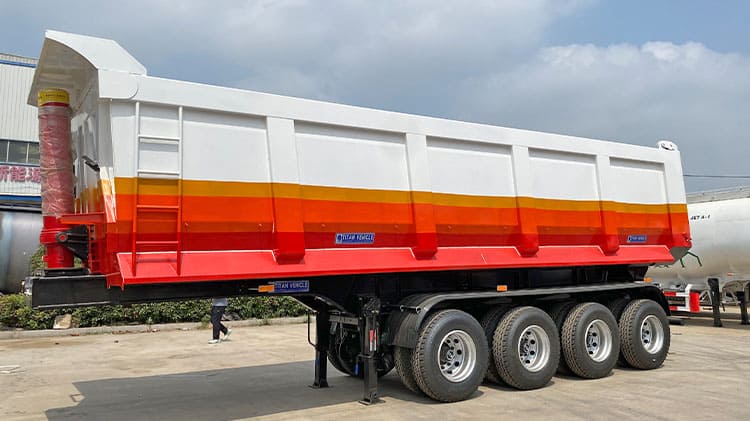 Hydraulic Dumper Trailer for Sale in Angola