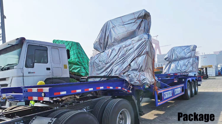 Tri Axle Container Side Lifter Trailer Truck for Sale in Angola