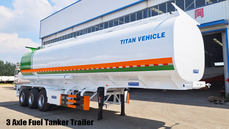 3 Axle Petrol Palm Oil Tanker Trailer for Sale in Angola