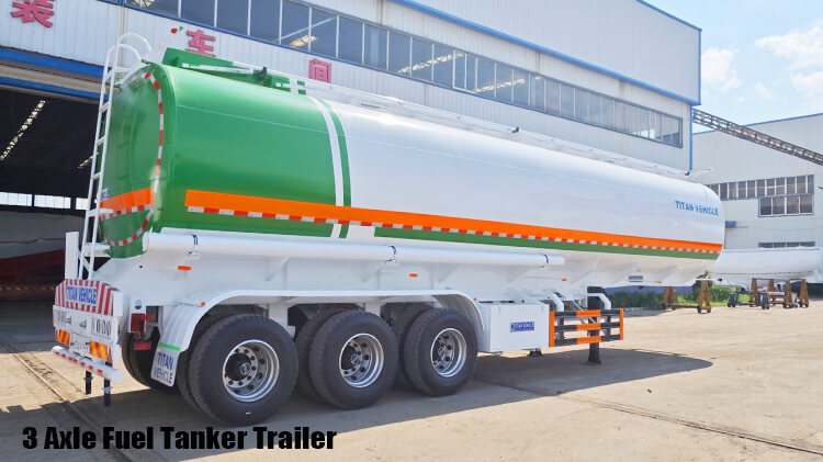 3 Axle Petrol Palm Oil Tanker Trailer for Sale in Angola