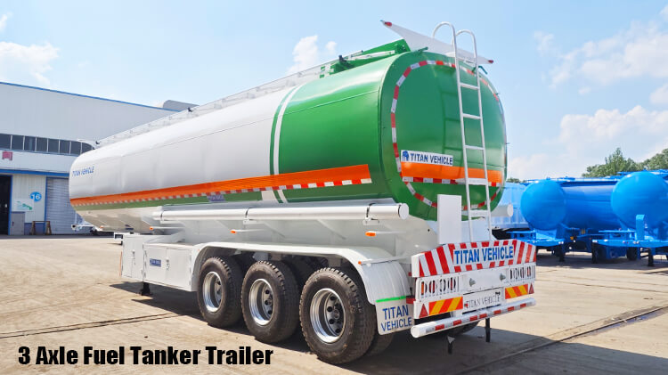 3 Axle Petrol Palm Oil Tanker Trailer for Sale in Angola