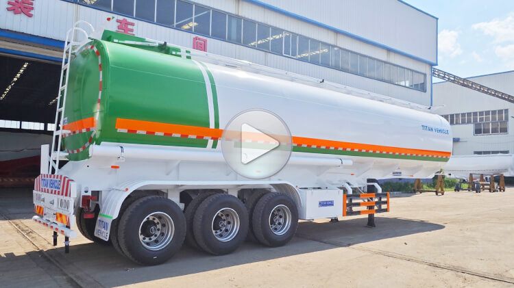 3 Axle Petrol Palm Oil Tanker Trailer for Sale in Angola