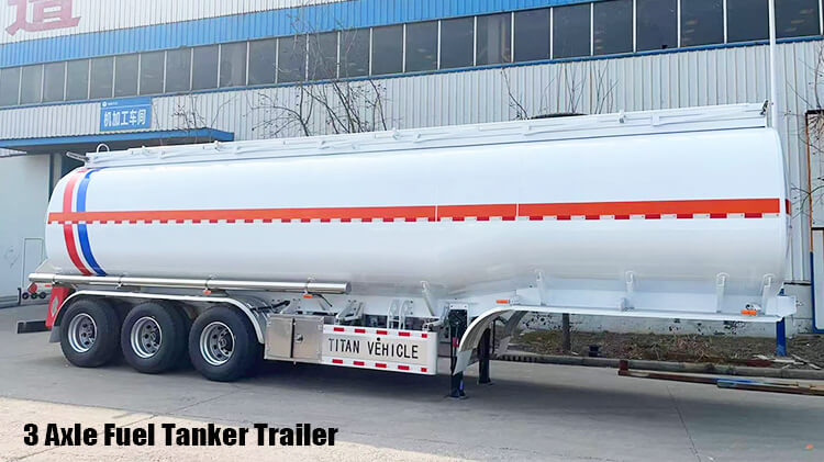 3 Axle 45000 Liters Diesel Tanker Trailer for Sale in Angola