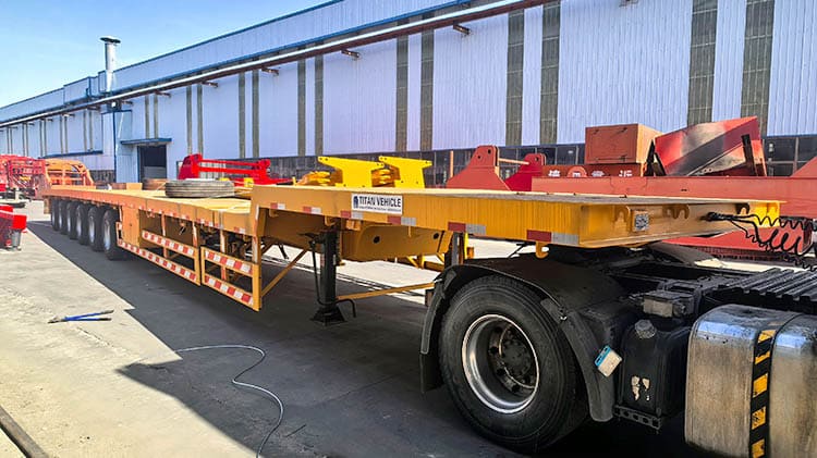 6 Axle Extendable Semi Trailer for Sale in Angola