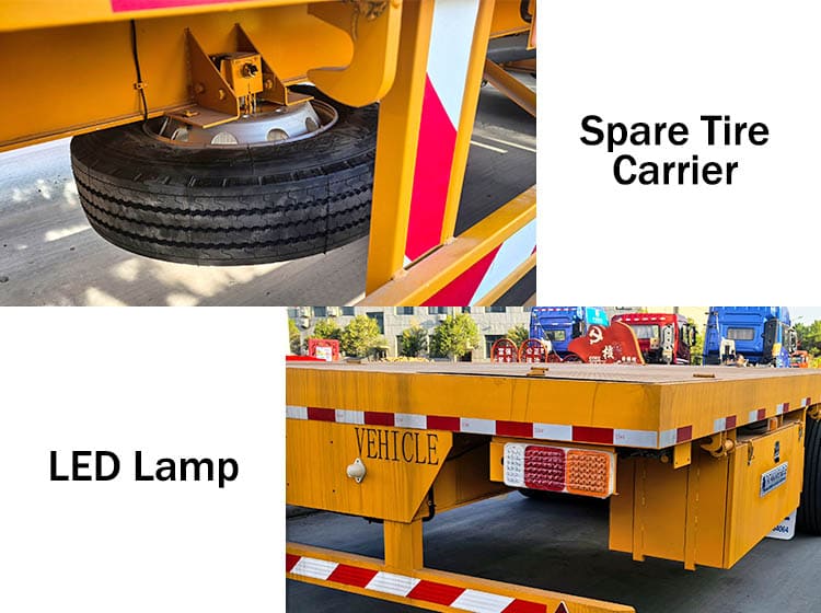 6 Axle Extendable Semi Trailer for Sale in Angola