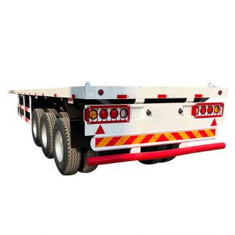 Tri Axle Flatbed Tractor Trailer