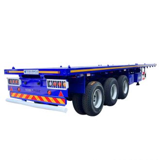 3 Axle 40ft Flat Bed Trailer