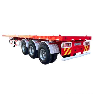 3 Axle Flatbed Truck Trailer