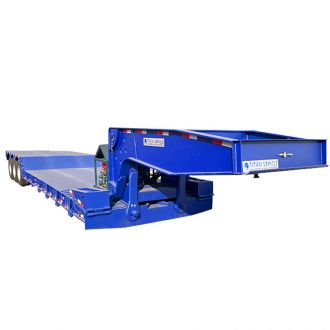 3 Axle 80 Ton Heavy Duty Lowboy Trailer