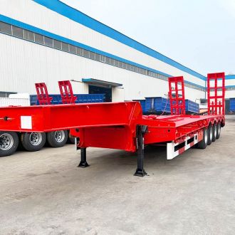 100 ton Low Bed Semi Trailer