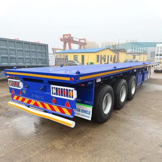Heavy Duty 3 Axle 40 Foot Flatbed Trailer