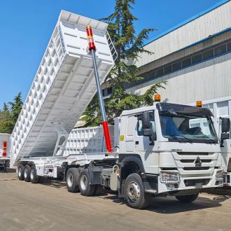 35CBM End Dump Semi Trailer